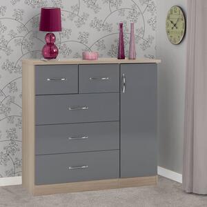 Nevada Small Single 5 Drawer Wardrobe