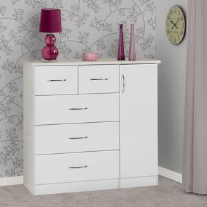 Nevada Small Single 5 Drawer Wardrobe