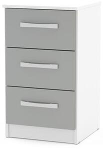 Lynx 3 Drawer Bedside Table