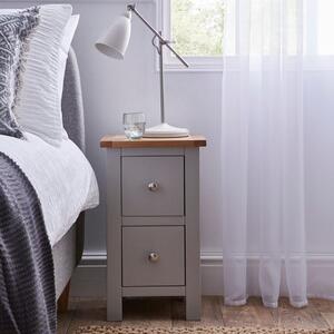 Bromley 2 Drawer Slim Bedside Table