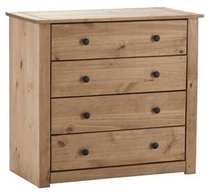 Panama 4 Drawer Chest, Pine