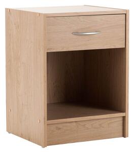 Bellingham 1 Drawer Bedside Table, Light Wood