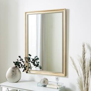 Beaded Edge Rectangle Overmantel Wall Mirror