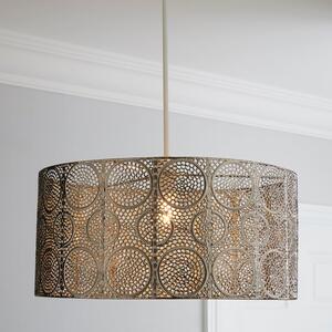 Manila Nickel Easy Fit Pendant Shade