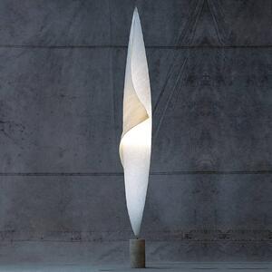 Cocoon-shaped floor lamp Wo-Tum-Bu 1 with dimmer