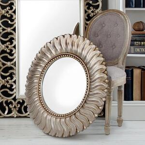 Leaf Round Wall Mirror