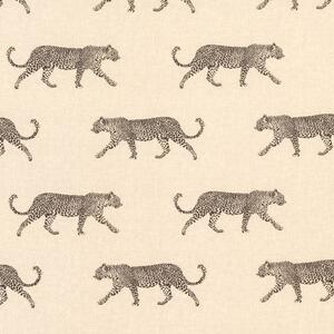 By the Metre Leopard Natural Oil Cloth