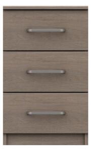 Parker 3 Drawer Bedside Table