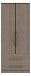 Parker Double 2 Drawer Wardrobe