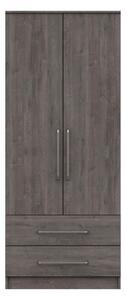 Parker Double 2 Drawer Wardrobe