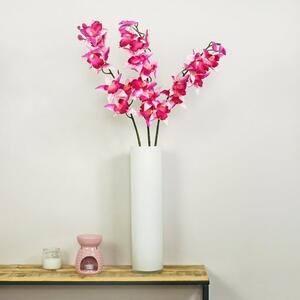 Artificial Fuchsia Real Touch Orchid Stems