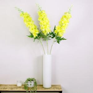 Artificial Yellow Large Delphinium Stem Stems