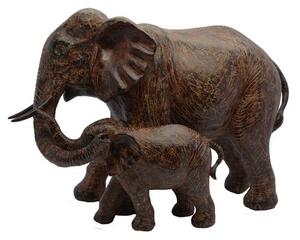 Dorma Mother and Baby Elephant Ornament