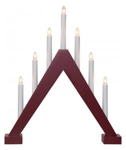 Star Trading Trill Candle Holder 40 cm Red