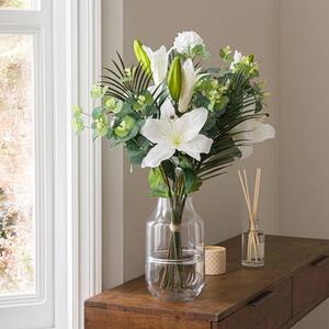 Florals Forever Artificial White Grace Lily Luxury Bouquet