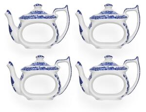 Spode Blue Italian napkin ring 4-pack Blue-white