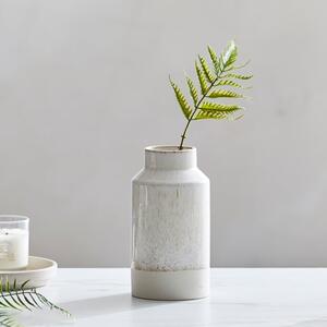 Dorma Purity Cream Ceramic Vase