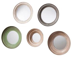 Set of 5 Eldridge Round Wall Mirrors