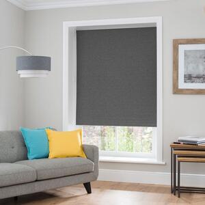 Luna Charcoal Blackout Roller Blind