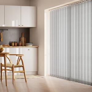 Grey Stripe Cordless Vertical Blind