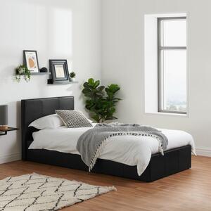 Berlin Ottoman Bed Frame, Faux Leather