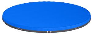 Outsunny Round Pool Cover, 10 ft Waterproof Swimming Pool Cover with Secure Rope, Tightener for Above Ground Pools, Blue