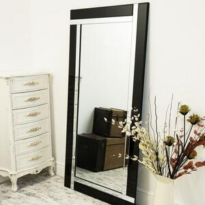 Villa Abstract Rectangle Full Length Leaner Mirror