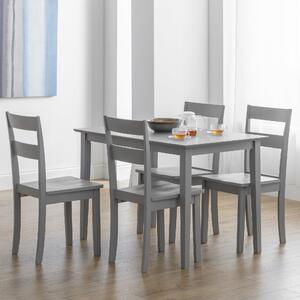 Kobe Set of 2 Dining Chairs, Grey Grey