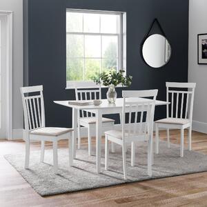 Rufford 4-6 Seater Square Extendable Dining Table White