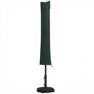 Outsunny Parasol Cover, Cantilever Umbrella Cover for 2-3.5 m Parasols, Banana Umbrella Protector with Zipper, Green