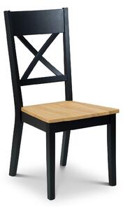 Hockley Set of 2 Dining Chairs, Black Black