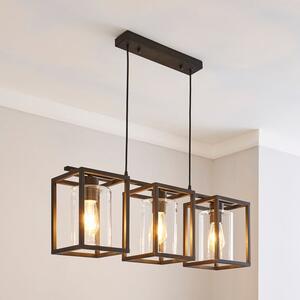 London Industrial 3 Light Diner Ceiling Light