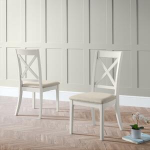 Provence Set of 2 Dining Chairs, Grey Grey