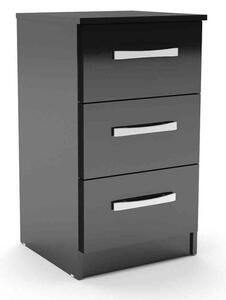 Lynx 3 Drawer Bedside Table