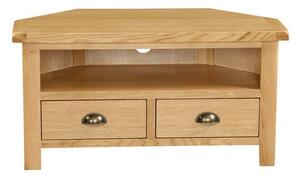 Sherbourne Oak Corner TV Unit for TVs up to 42"