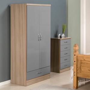 Nevada Double 1 Drawer Wardrobe