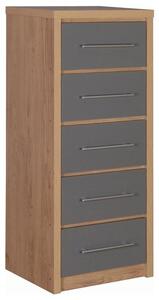 Seville Slim 5 Drawer Chest