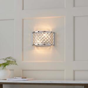 Vogue Hudson 2 Light Crystal Wall Light