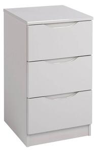 Legato 3 Drawer Bedside Table