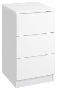 Legato 3 Drawer Bedside Table