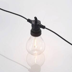 Lindby Jalte solar LED string lights, 10-bulb