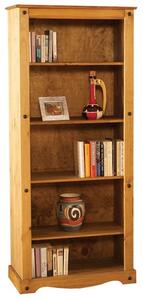 Corona Tall Bookcase, Pine