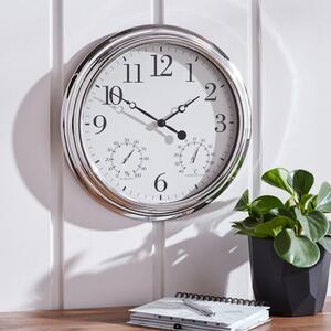 Barometer Indoor Outdoor Wall Clock