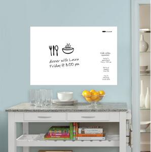 Wallpops Self Adhesive White Dry Erase Message Board