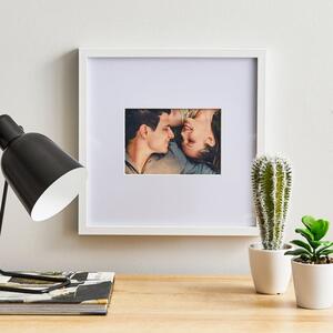 White Oversized Mount Square Photo Frame