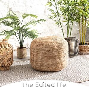 Jute Natural Pouffe