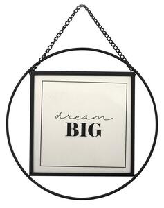 Black Round Hanging Chain Photo Frame
