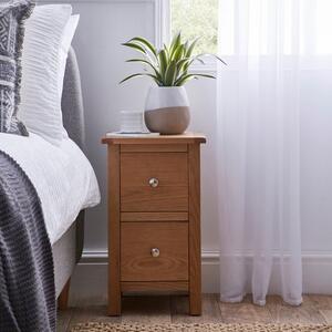 Bromley 2 Drawer Slim Bedside Table