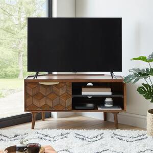 Hex Corner TV Unit for TVs up to 44"