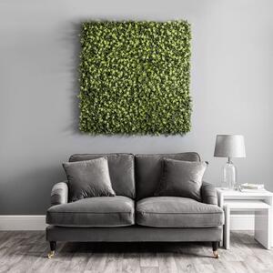 Artificial Eucalyptus and Sedum Flower Wall Panels